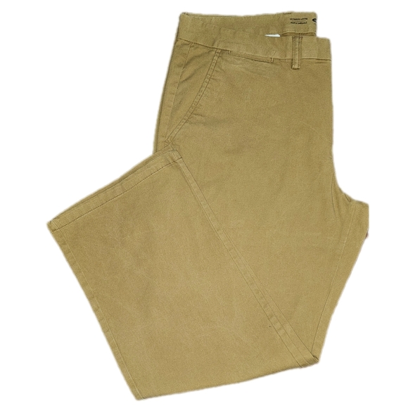 Old navy Men's Tobacco Brown Khaki Ultimate Loose pants 38W X 30L - Picture 3 of 5